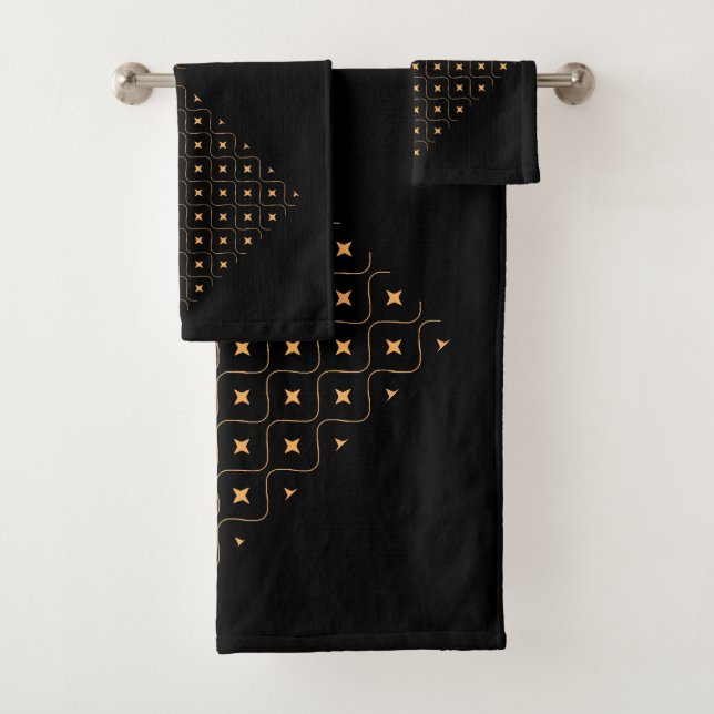 Night Stars Bath Towel Set (Insitu)