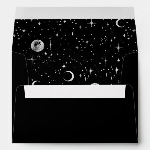 Night Stars Constellation Starry Night Mystical Envelope