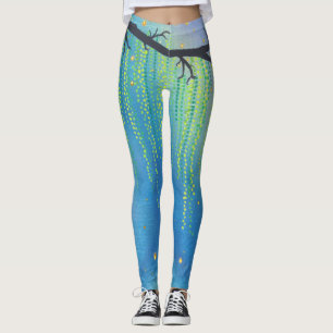 Night Stars & Lightning Bugs Leggings