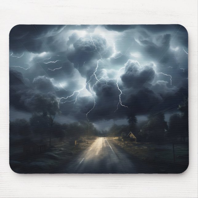 Night Storm Mouse Pad (Front)
