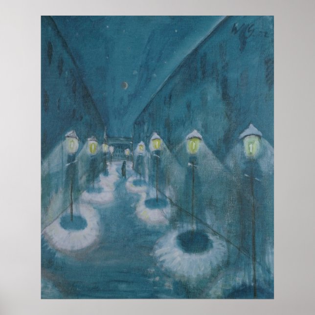 Night Street (Street By Night) (1922) Walter Grama Poster (Front)