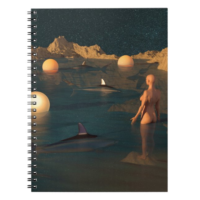 Night Swimming Notebook (Front)
