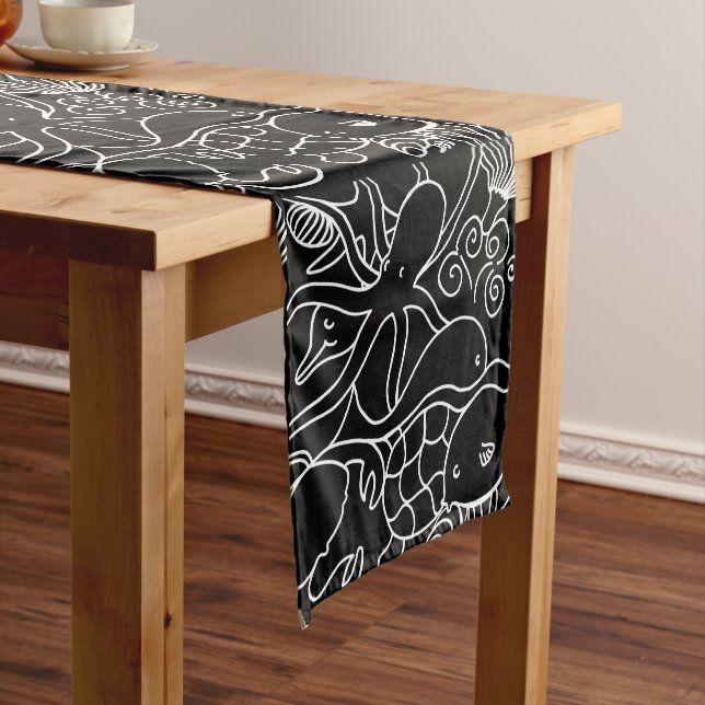 Night Swimming Short Table Runner (In Situ)