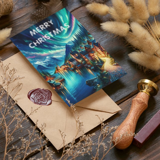 Night Symphony: Lake Serenity Christmas Card (Creator Uploaded)