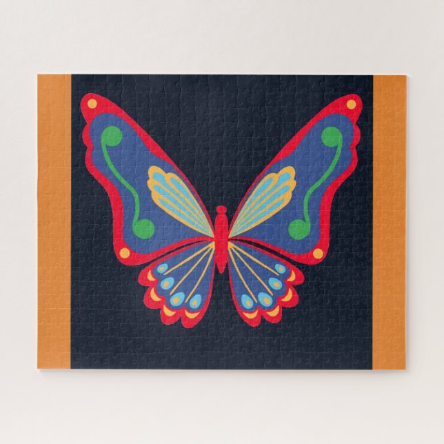 Night Time Butterfly Jigsaw Puzzle (Horizontal)
