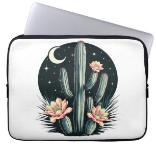 Night-time Cactus Blossom Laptop Sleeve