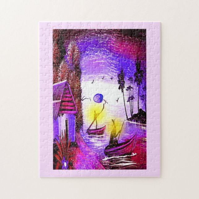 Night time jigsaw puzzle (Vertical)