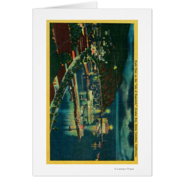 Night Time on Santa Catalina at Avalon Bay (Front)