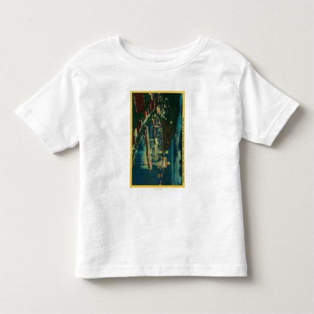 Night Time on Santa Catalina at Avalon Bay Toddler T-Shirt (Front)