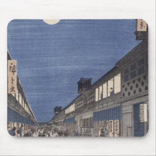 Night time view of Saruwaka Street Mouse Pad