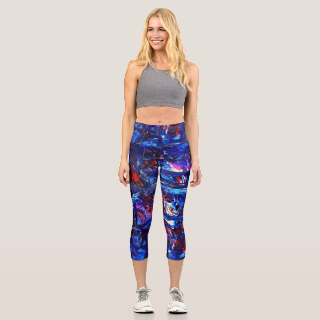 Night town capri leggings (Front)