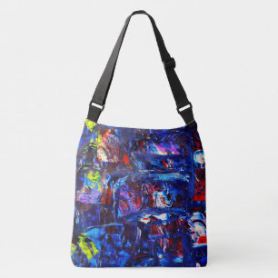 Night town crossbody bag
