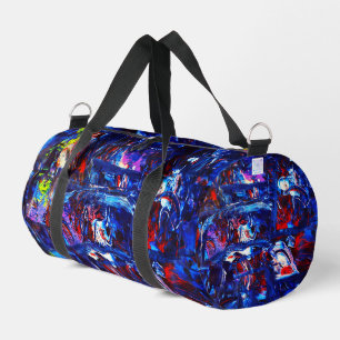 Night town duffle bag