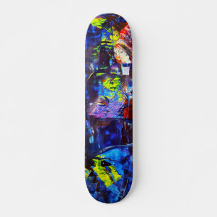 Night town skateboard