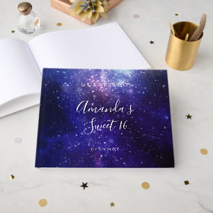 Night Under the Stars Galaxy Guest Book