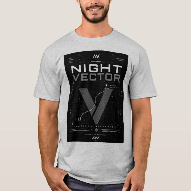 Night Vector T-Shirt (Front)