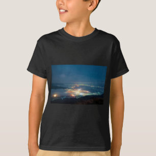 Night View Aso Night Sea Of Clouds Japan Kumamoto T-Shirt