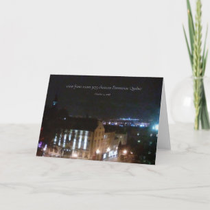 night view holiday card