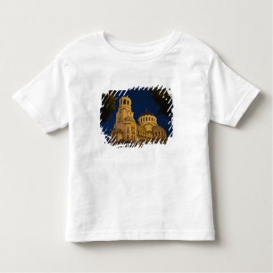 Night view of Alexander Nevski Cathedral Toddler T-Shirt
