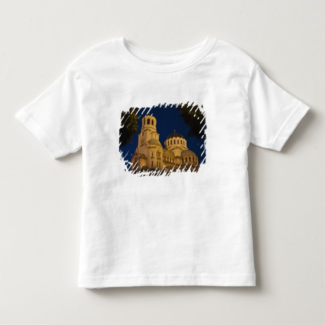 Night view of Alexander Nevski Cathedral Toddler T-Shirt (Front)