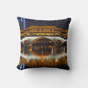 Night View of Anshun Bridge Cushion
