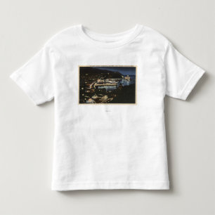 Night View of Avalon Bay Toddler T-Shirt