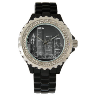 Night view of Chicago's famous cityscape Watch