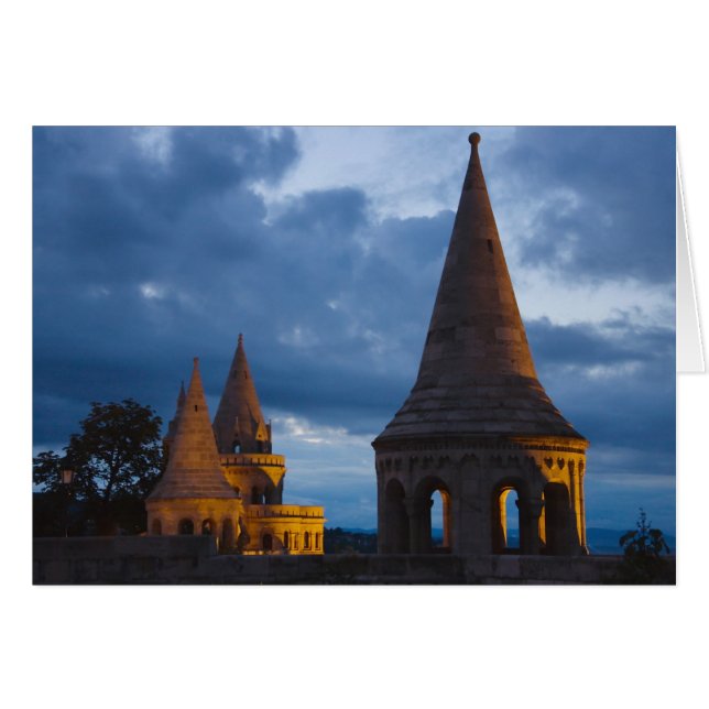 Night view of Fisherman's Bastion, Castle Hil (Front Horizontal)