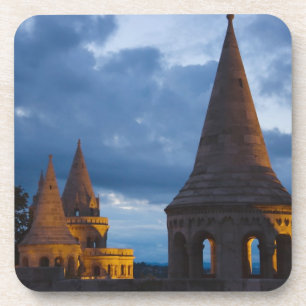 Night view of Fisherman's Bastion, Castle Hil Coaster