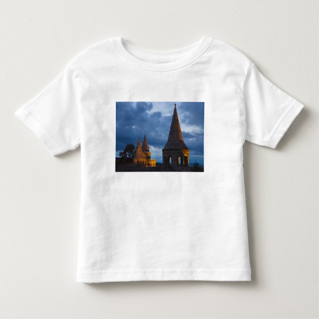 Night view of Fisherman's Bastion, Castle Hil Toddler T-Shirt (Front)