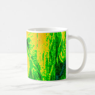 Night Vision Lion Art Fluorescent Print Coffee Mug