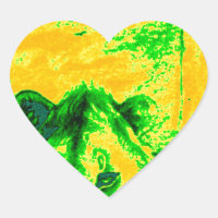 Night Vision Lion Art Fluorescent Print