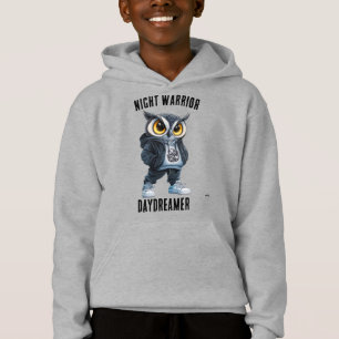 Night Warrior, Daydreamer Owl Hoodie – Trendy Teen