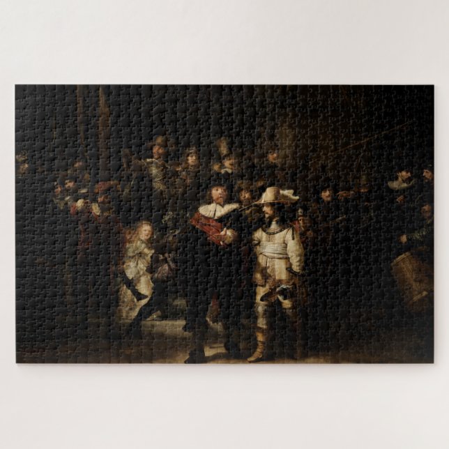 Night Watch by Rembrandt Jigsaw Puzzle (Horizontal)