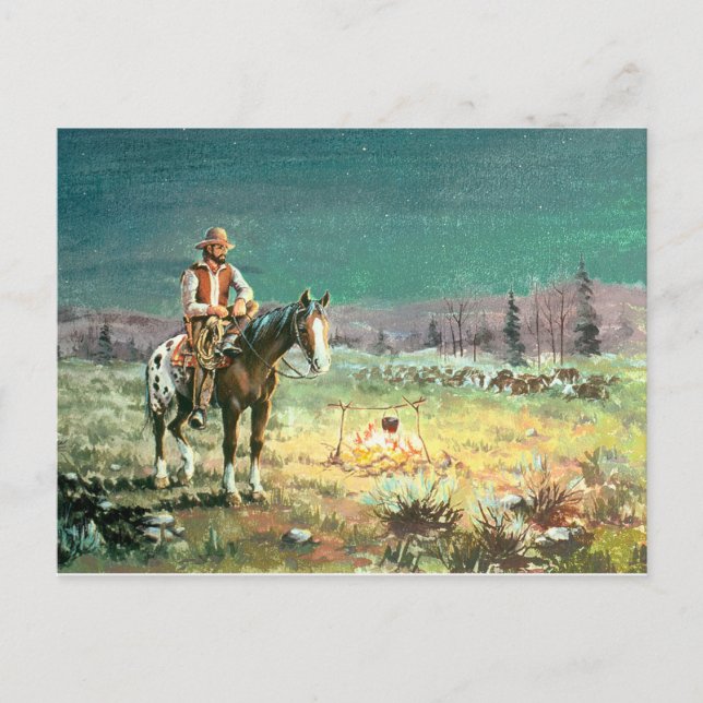 NIGHT WATCH by SHARON SHARPE Postcard (Front)