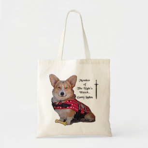 Night Watch Corgi Tote Bag