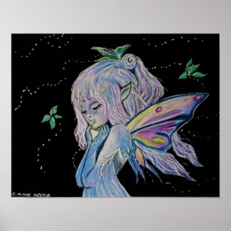 Night Watch Fairy by Carol Zeock Poster