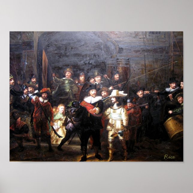 Night Watch - Rembrandt Poster (Front)