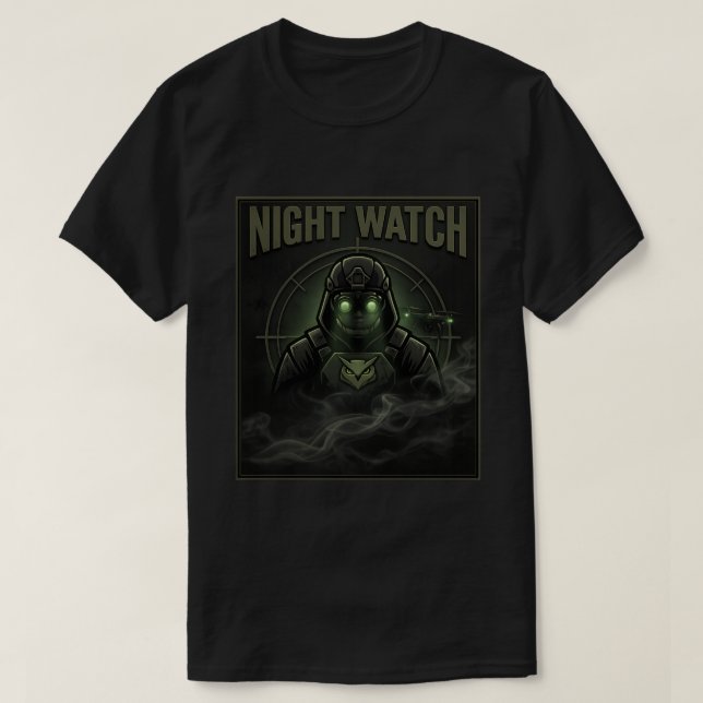 Night Watch Tactical T-Shirt (Design Front)