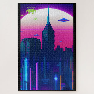 Night Waves and Vapour Daze Jigsaw Puzzle