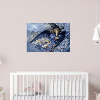 Night with her Train of Stars (Angel with Cherubs)