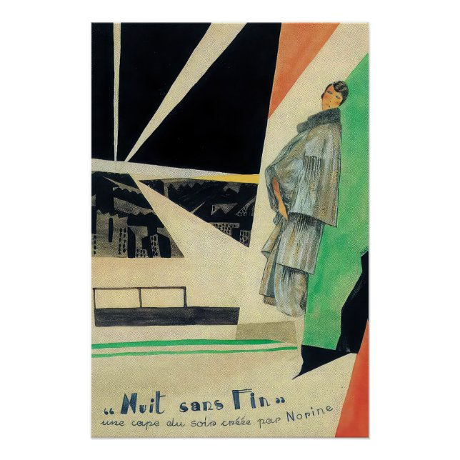 Night without end poster by Rene Magaritte T-Shirt (Front)