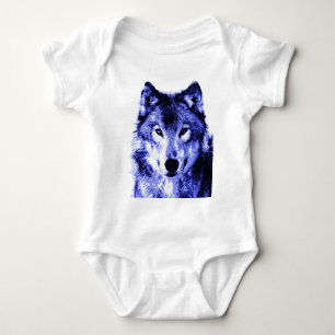 Night Wolf Baby Bodysuit