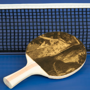 Night Woman So haunted Moonlight Guardians  Ping Pong Paddle