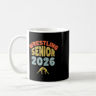 Night Wrestling Senior 2026 Graduation Coffee Mug