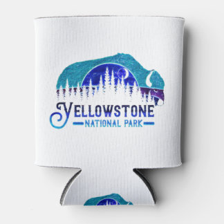 Night Yellowstone Can Cooler