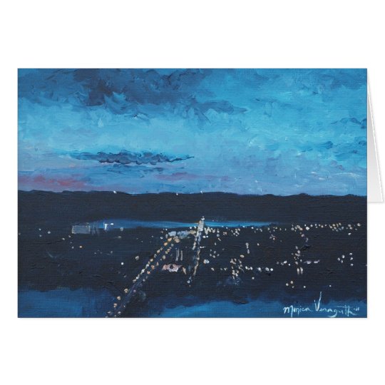 Nightfall at Garvin Greeting Card