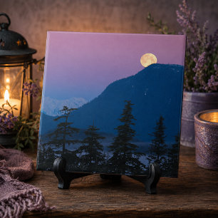 Nightfall in Alaska Ceramic Tile