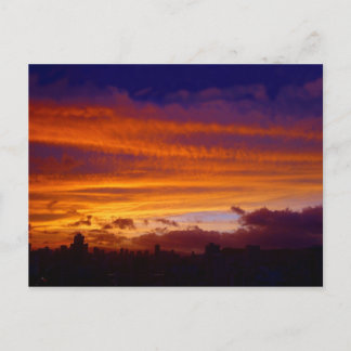 Nightfall over the City Postcard