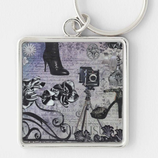 Nightfall silver keychain (Front)